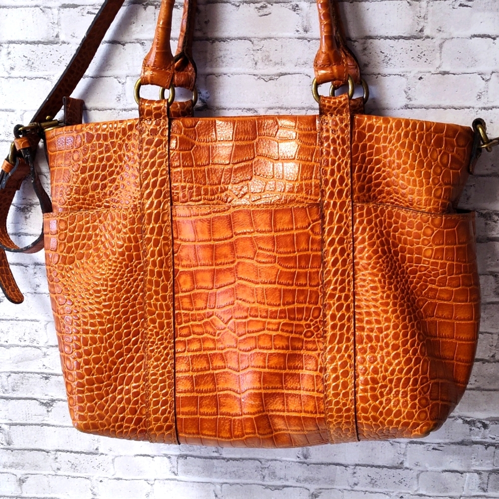 Patricia Nash Embossed Leather Tote - Picture 5 of 13